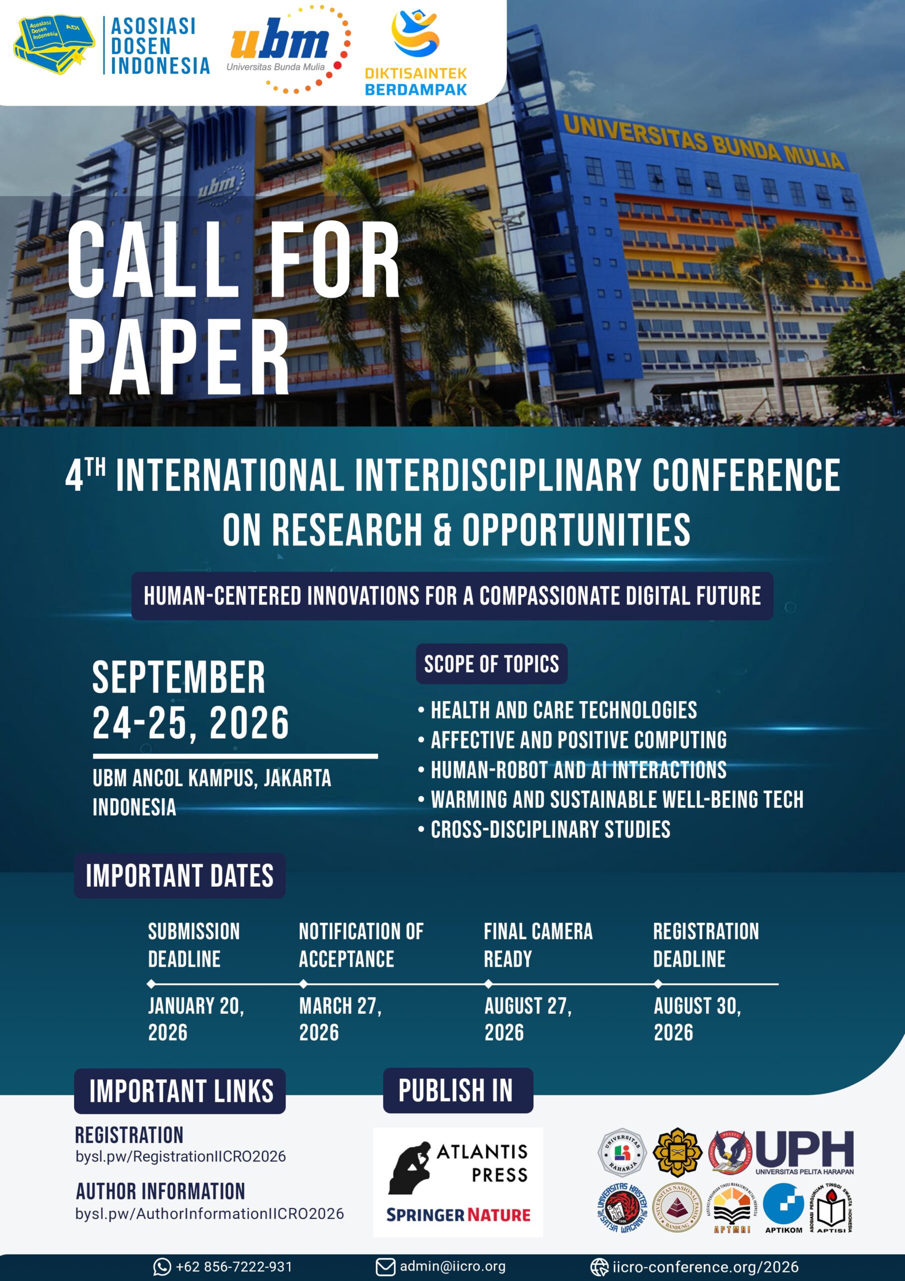 IICRO Call for Papers